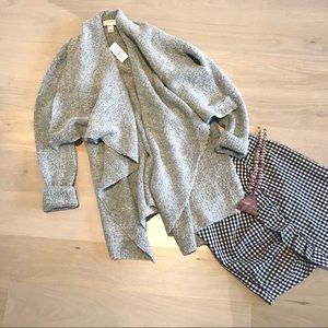 Loft XS chunky gray sweater NWT